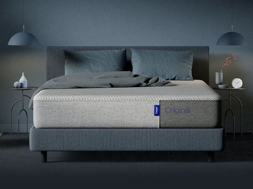 Casper mattress on a platform bed